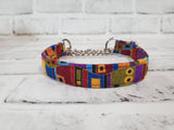 Abstract 3/4" Small Chain Martingale Collar 10"-15"