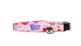 Pink Sweet Treats Cat Collar 3/8"