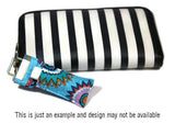 Blue Zebra Print Chapstick Holder
