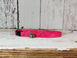 Pink Water  Cat Collar 3/8"