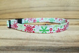 Snowflake Cat Collar 3/8"