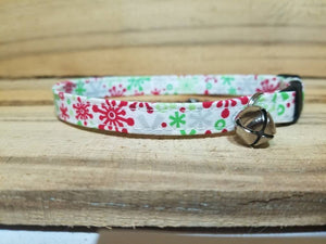 Snowflake Cat Collar 3/8"